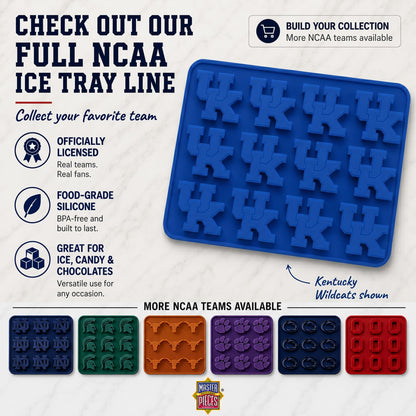 Masterpieces Fanpans Ncaa Alabama Crimson Tide Silicone Ice Cube Tray Set - Fun Alabama Merchandise, Dishwasher Safe