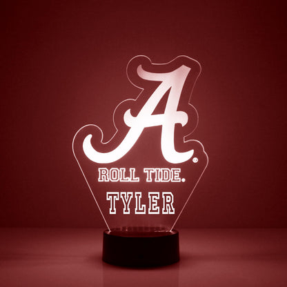 Custom University of Alabama Crimson Tide Football LED Sign | Made in The USA