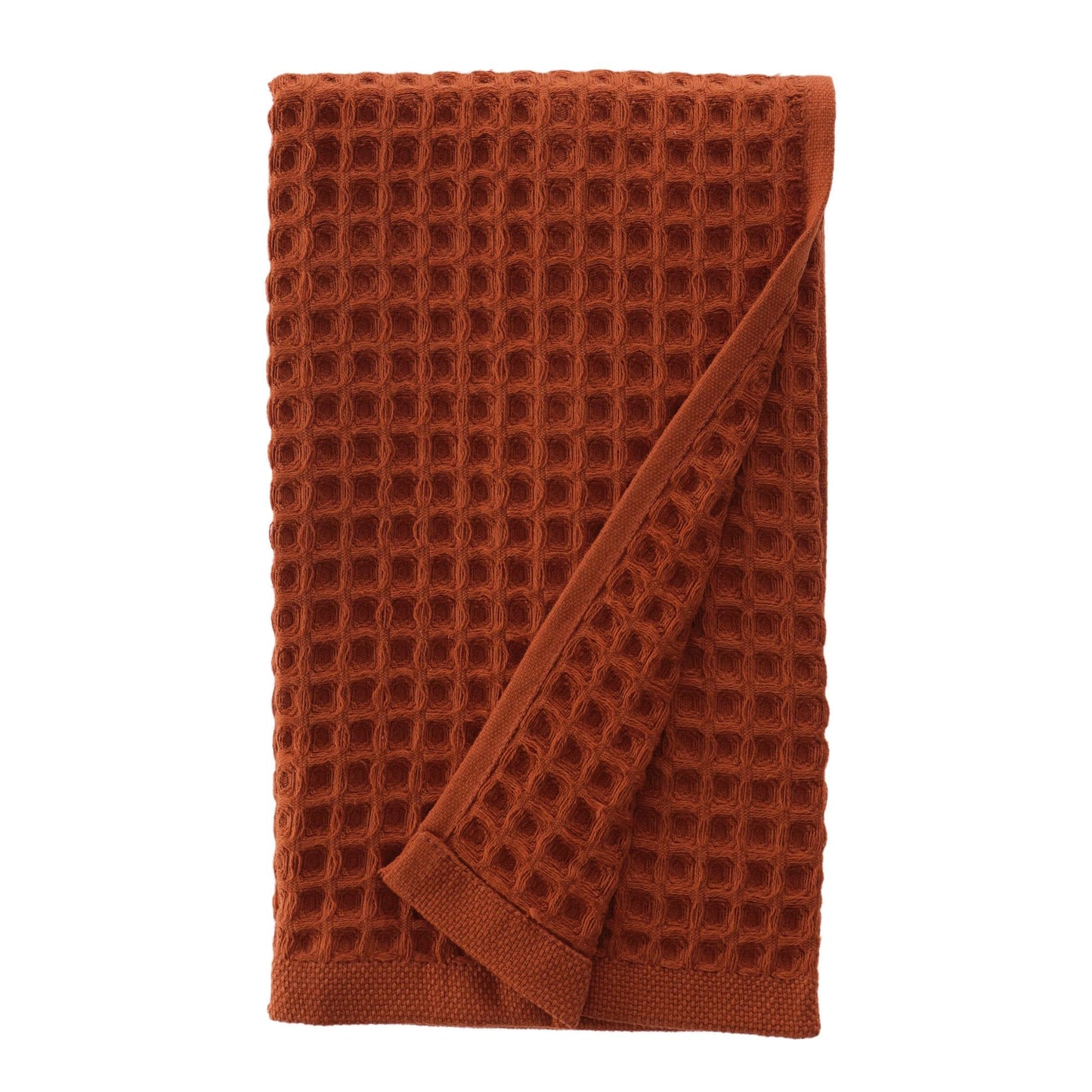 sea me at home Waffle Hand Towel – 100% Turkish Cotton, Quick-Dry, Soft and Absorbent Bathroom Towel (White)
