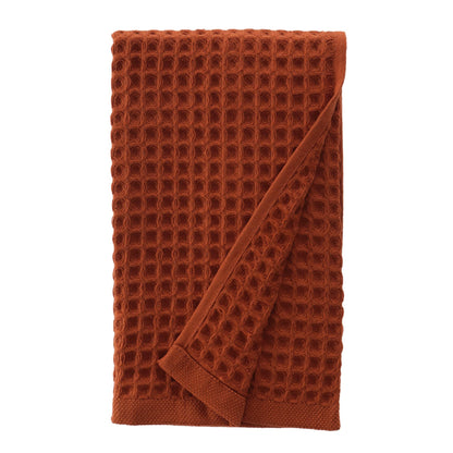 sea me at home Waffle Hand Towel – 100% Turkish Cotton, Quick-Dry, Soft and Absorbent Bathroom Towel (White)