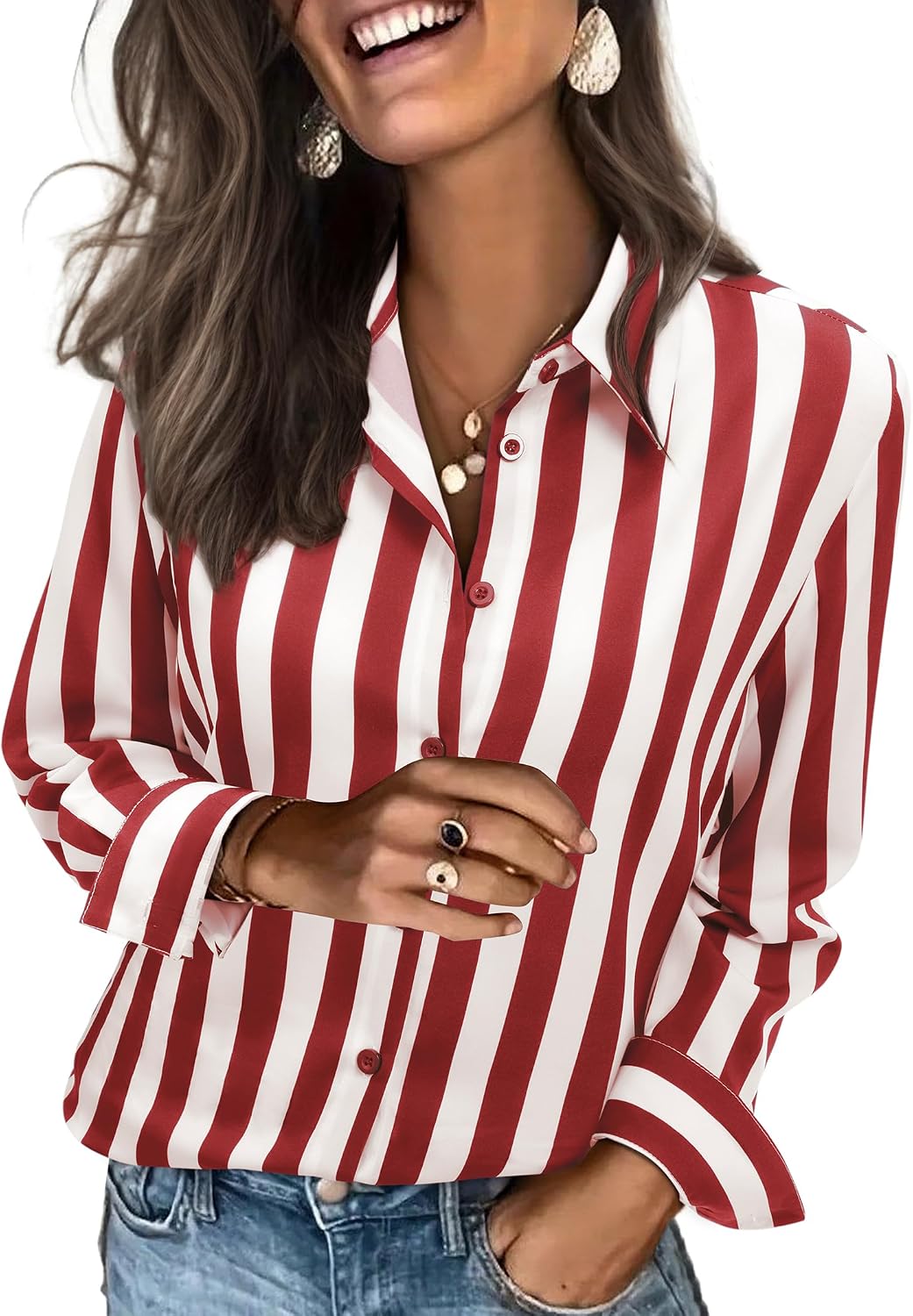 siliteelon Striped Shirt