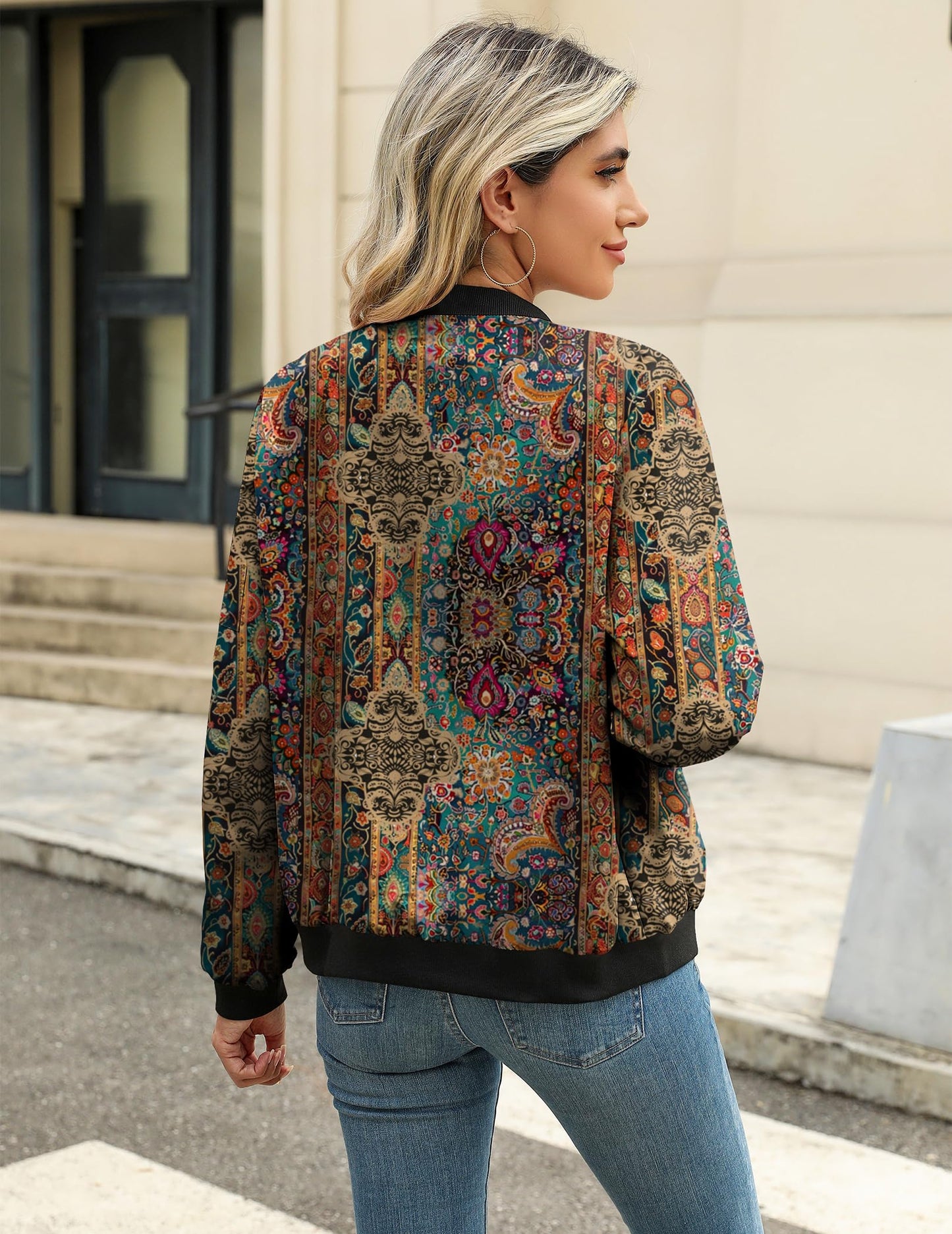 Zeagoo Women Bomber Jacket