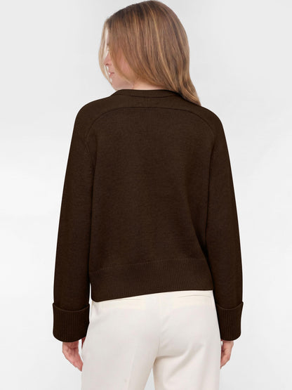 ANRABESS Sweaters for Women Cropped Fall Lightweight Pullover