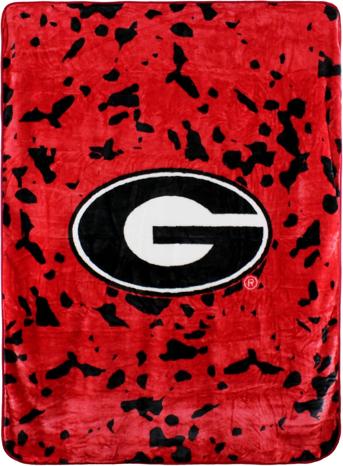 Everything Comfy Georgia Bulldogs Soft and Warm Huge Raschel Throw Blanket, 86" x 63"