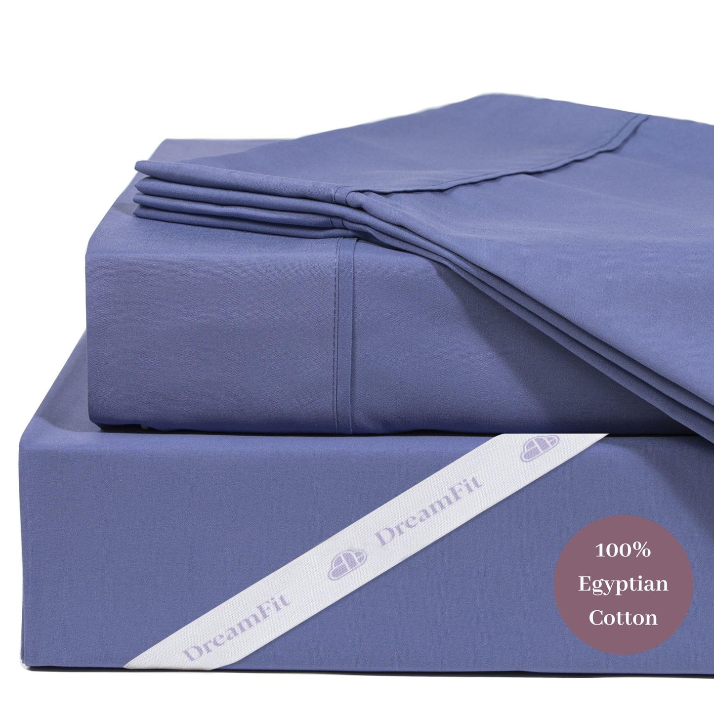 DreamFit DreamCool 100% Egyptian Cotton Cooling Bed Sheet Set