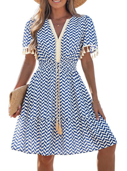 popvil Women Summer Short Dress