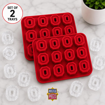 Masterpieces Fanpans Ncaa Alabama Crimson Tide Silicone Ice Cube Tray Set - Fun Alabama Merchandise, Dishwasher Safe