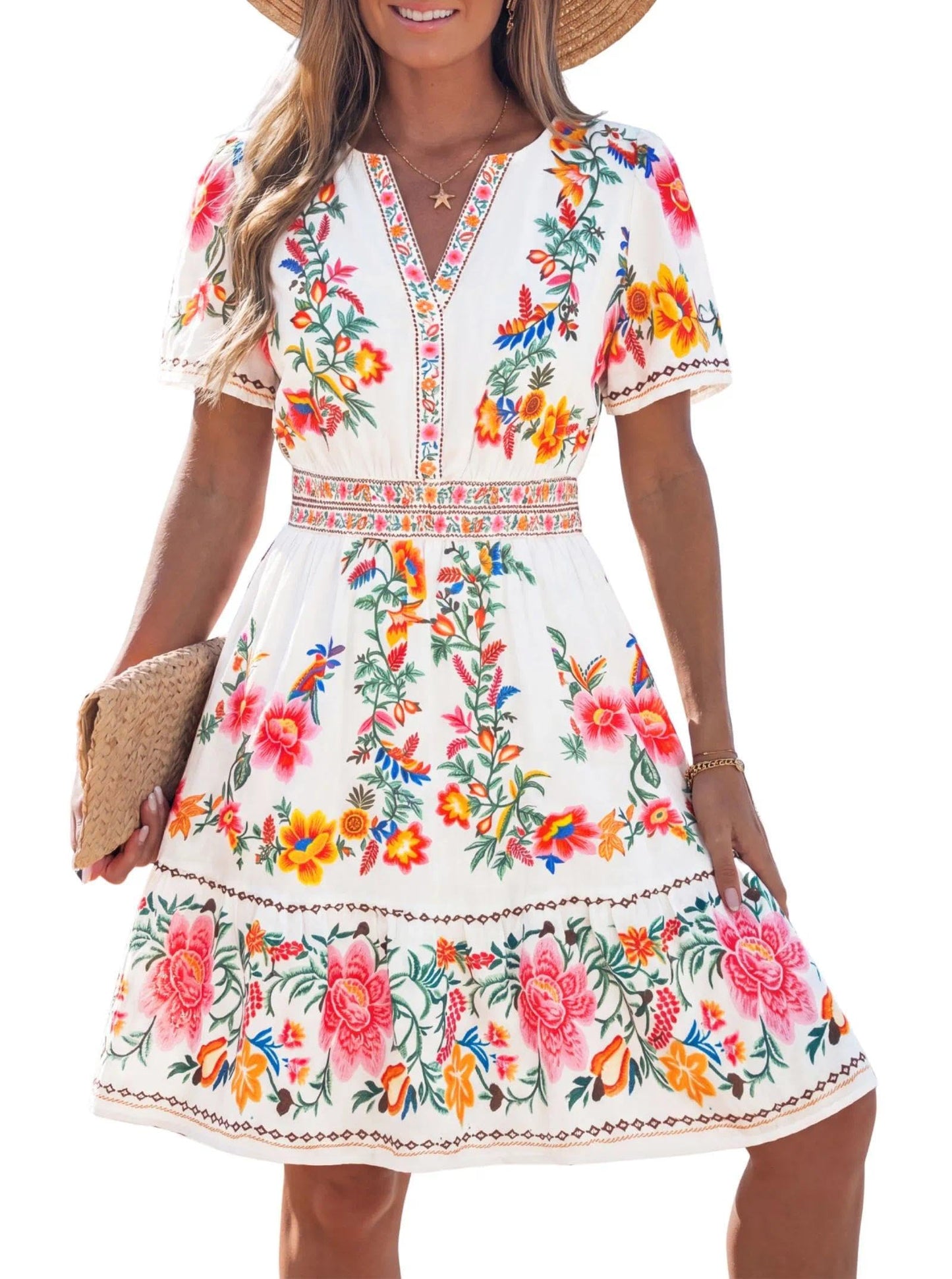popvil Women Summer Short Dress