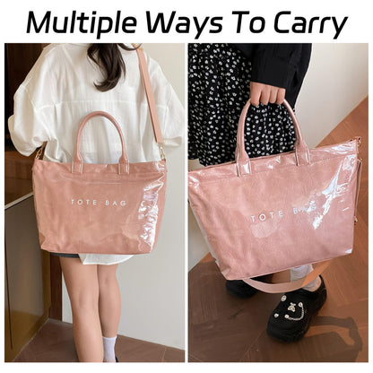GISMTR Large PVC Tote Bag