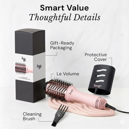 L'ANGE HAIR Le Volume 2-in-1 Titanium Blow Dryer Brush