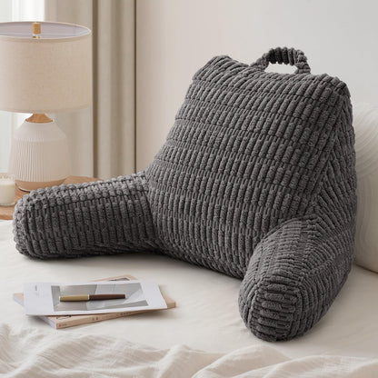 Blissful Diary Reading Pillow, Backrest Pillow with Shredded Memory Foam