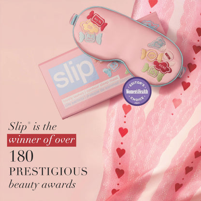 slip Pure Silk Contour Sleep Mask: Protect Your Delicate Lashes with Our Innovative, Lash-Friendly Design. Experience Uninterrupted Beauty Sleep with Slipsilk™ Comfort, 1 Contour Mask, Scarlet
