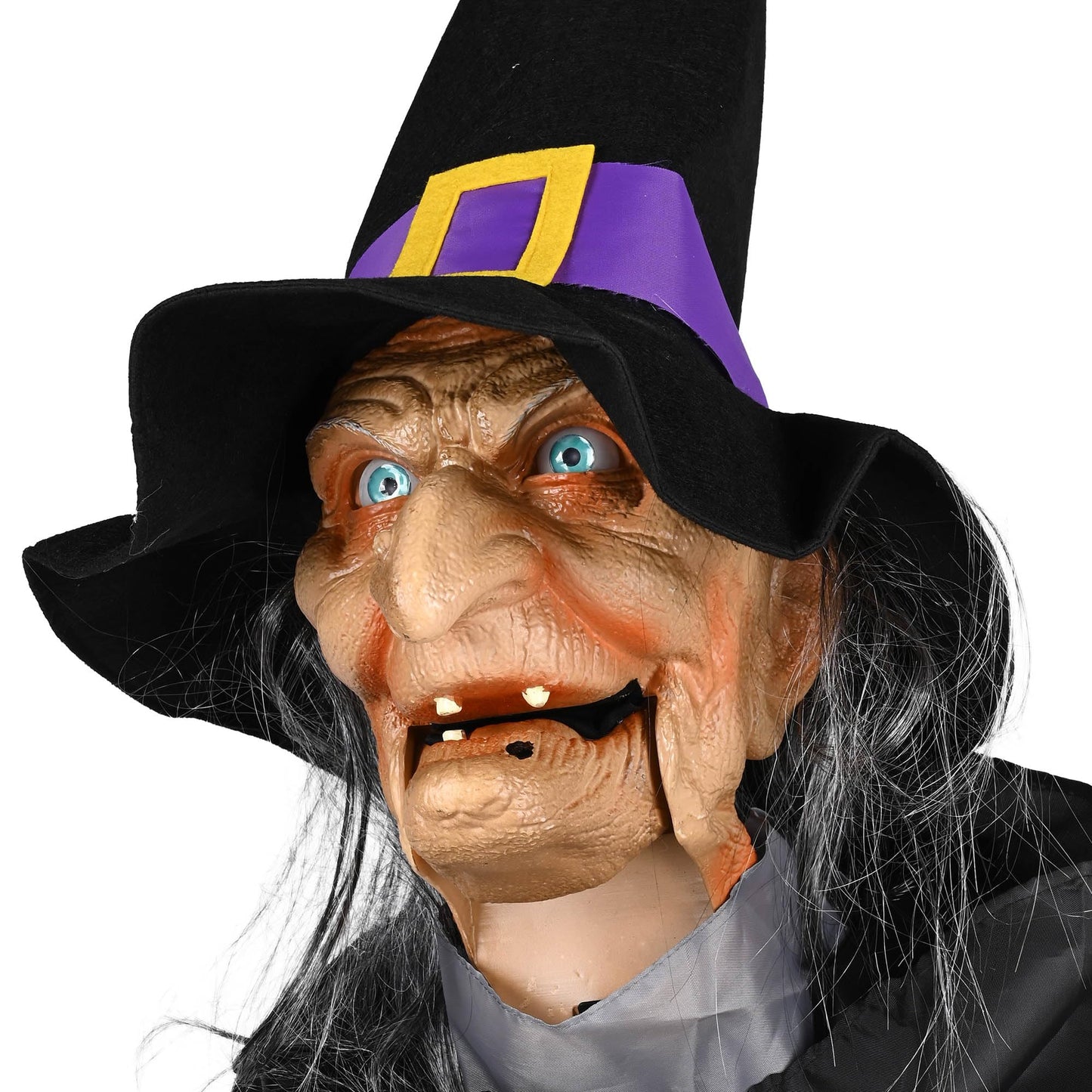 AW 9Ft Animatronics Flying Witch Hovering Broom Animated AC 100V-240V Halloween Outdoor Decoration Motion Activated 2026