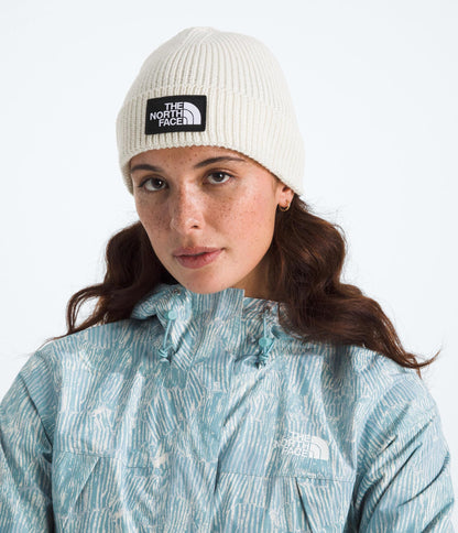 THE NORTH FACE TNF Logo Box Cuffed Beanie | Classic Fit, Rib Knit Winter Hat for Men & Women