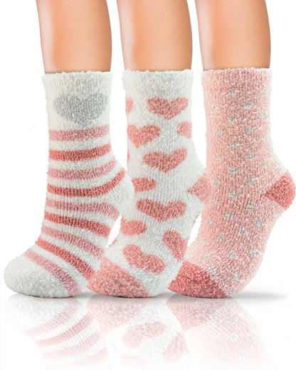 AIVEI Halloween Gifts Fuzzy Socks for Women Boo Spooky Basket Stuffers