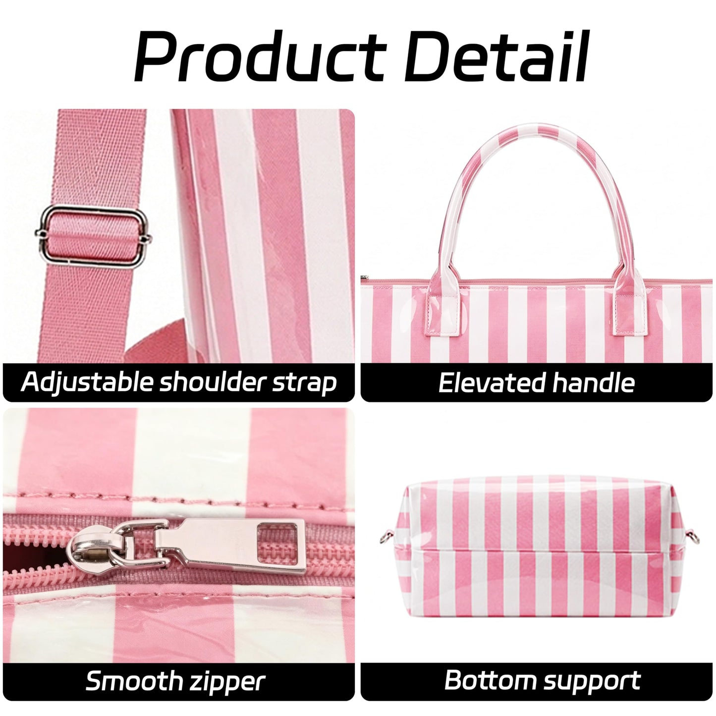 GISMTR Large PVC Tote Bag