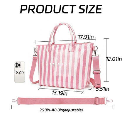 GISMTR Large PVC Tote Bag