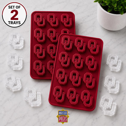 Masterpieces Fanpans Ncaa Alabama Crimson Tide Silicone Ice Cube Tray Set - Fun Alabama Merchandise, Dishwasher Safe
