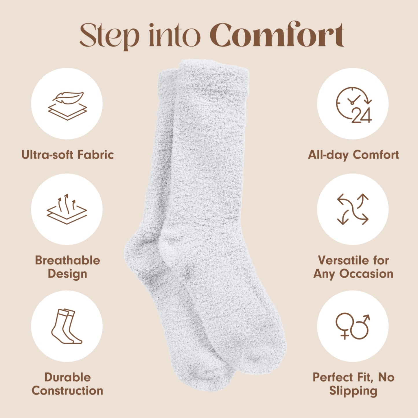 Unboxme Gifts Warm & Cozy Ultra-Luxe Cloud Sock