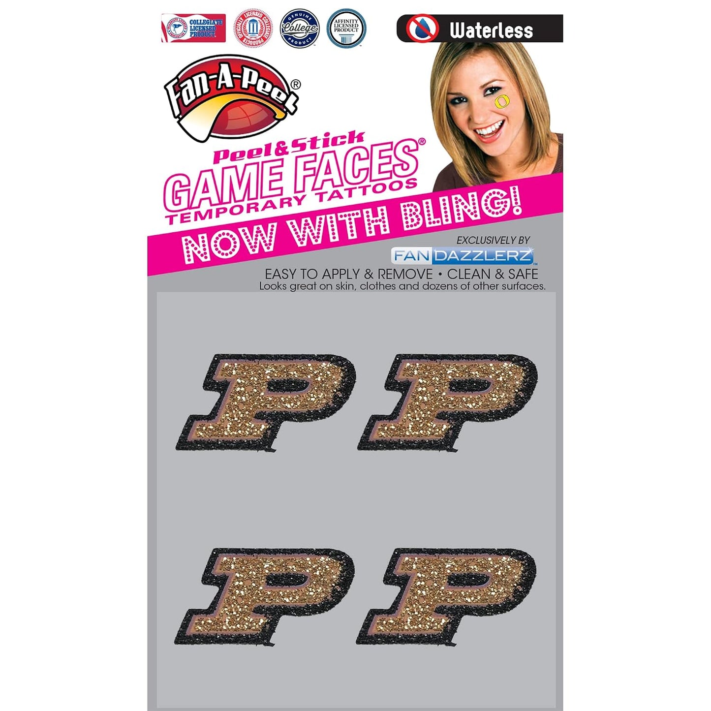 Alabama Waterless Temporary Tattoos - Hypoallergenic Peel and Stick Waterproof Temporary Tattoos - Officially Licensed