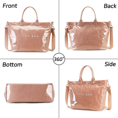 GISMTR Large PVC Tote Bag