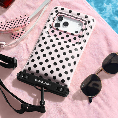 VELVET CAVIAR Waterproof Phone Pouch with Lanyard