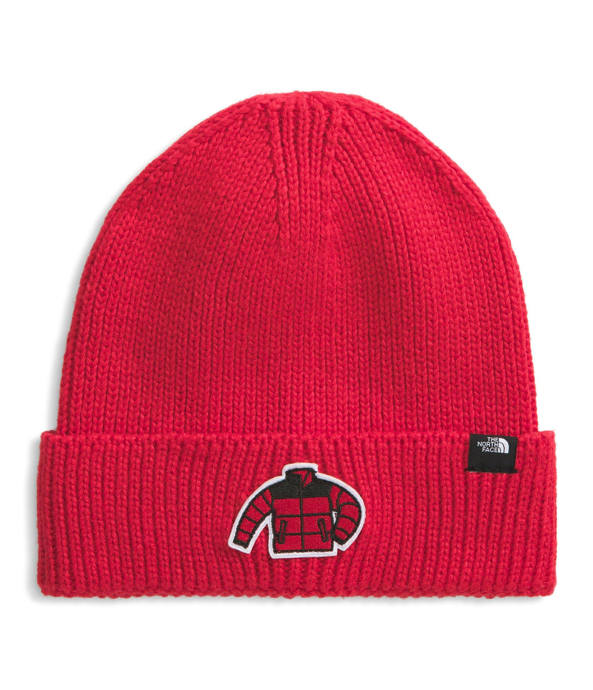 THE NORTH FACE TNF Logo Box Cuffed Beanie | Classic Fit, Rib Knit Winter Hat for Men & Women