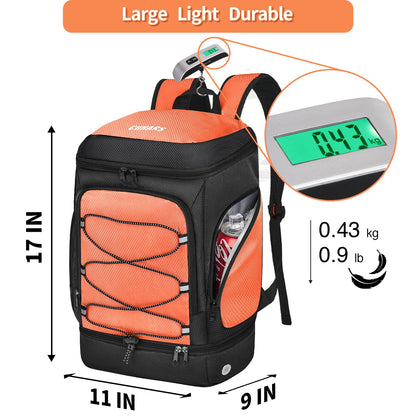 Soccer Backpack,Soccer Bag with Ball Holder and Shoe Compartment