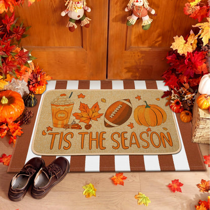 Tinideya 2 Pcs Halloween Door Mats Outdoor Layered Ghost Front Door Mat