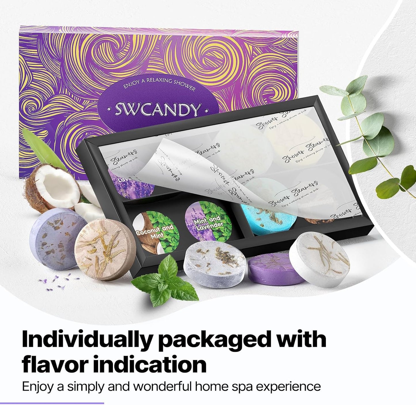 SWCANDY Shower Steamers Aromatherapy