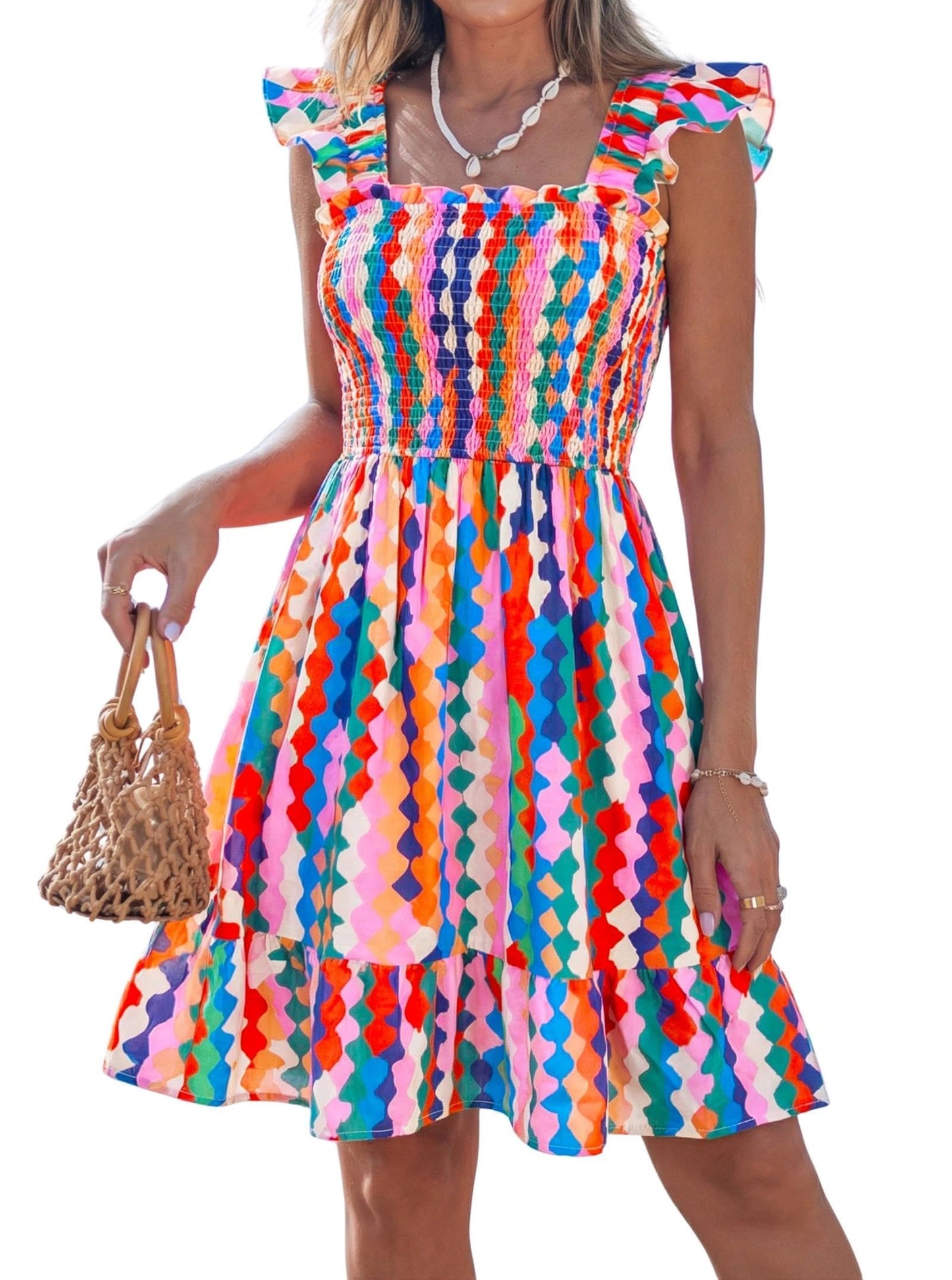 popvil Women Summer Mini Dress