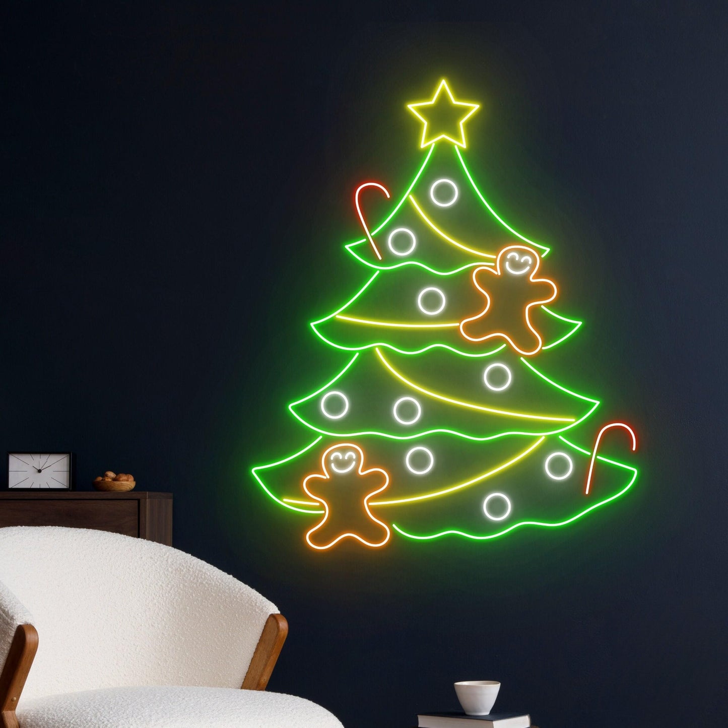 Custom Merry Christmas Tree Neon Sign Led Sign LED Lights (Merry Christmas)