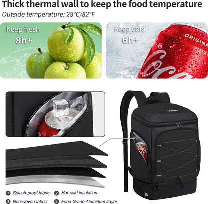 Soccer Backpack,Soccer Bag with Ball Holder and Shoe Compartment