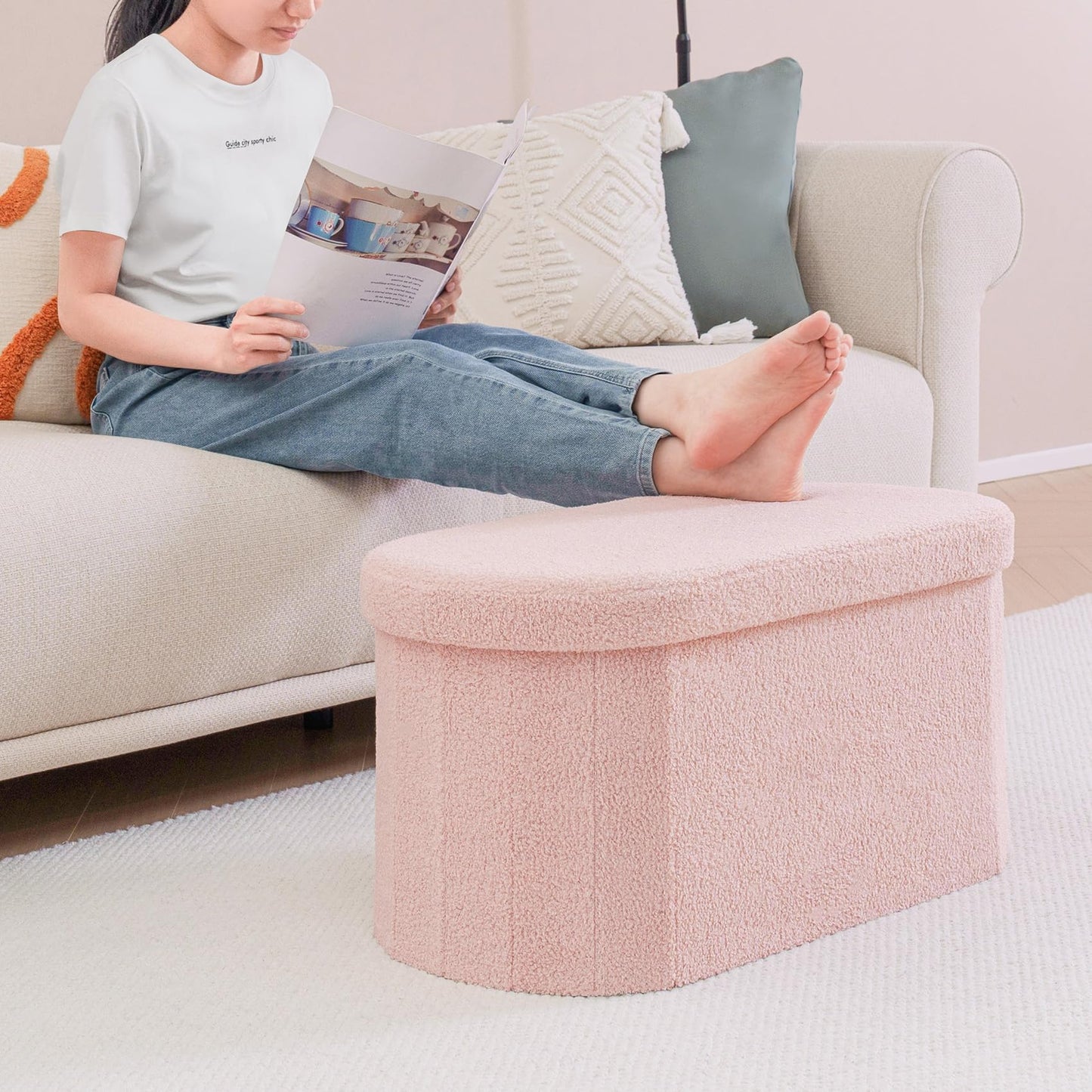 B FSOBEIIALEO Ottoman with Storage
