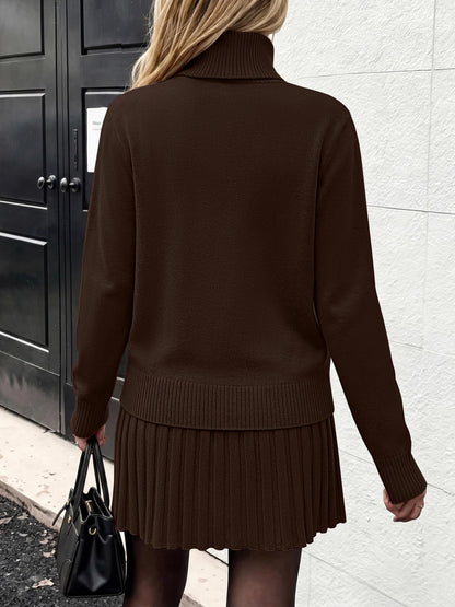 Caracilia Skirt Sets for Women Fall 2 piece Outfits