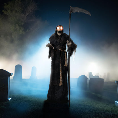 AW 9Ft Animatronics Flying Witch Hovering Broom Animated AC 100V-240V Halloween Outdoor Decoration Motion Activated 2026