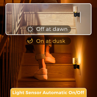 L LOHAS LED Night Light, Modern Night Lights Plug into Wall | 2 Pack