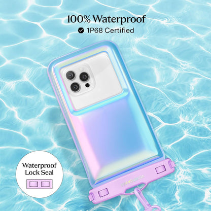 VELVET CAVIAR Waterproof Phone Pouch with Lanyard