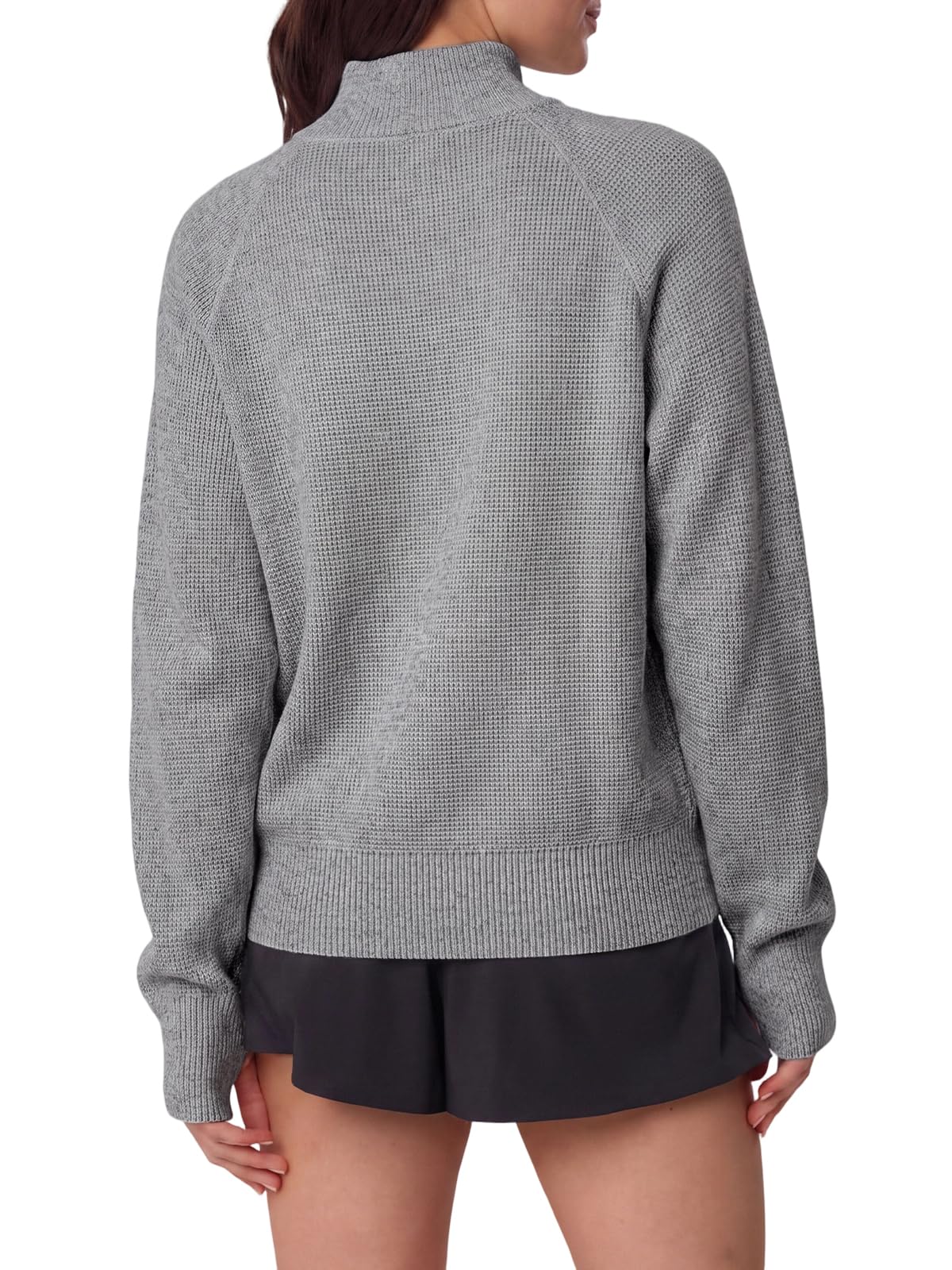 Women's Half Zip Sweater Long Sleeve Pullover