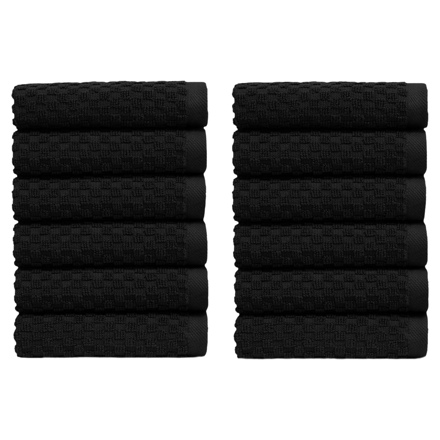 COTTON CRAFT- Euro Spa Set of 4 Luxury Waffle Weave Bath Towels, Oversized Pure Ringspun Cotton, 30 inch x 56 inch, White