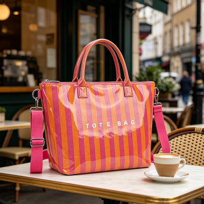 GISMTR Large PVC Tote Bag