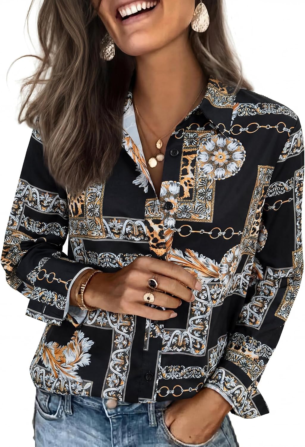 siliteelon Striped Shirt