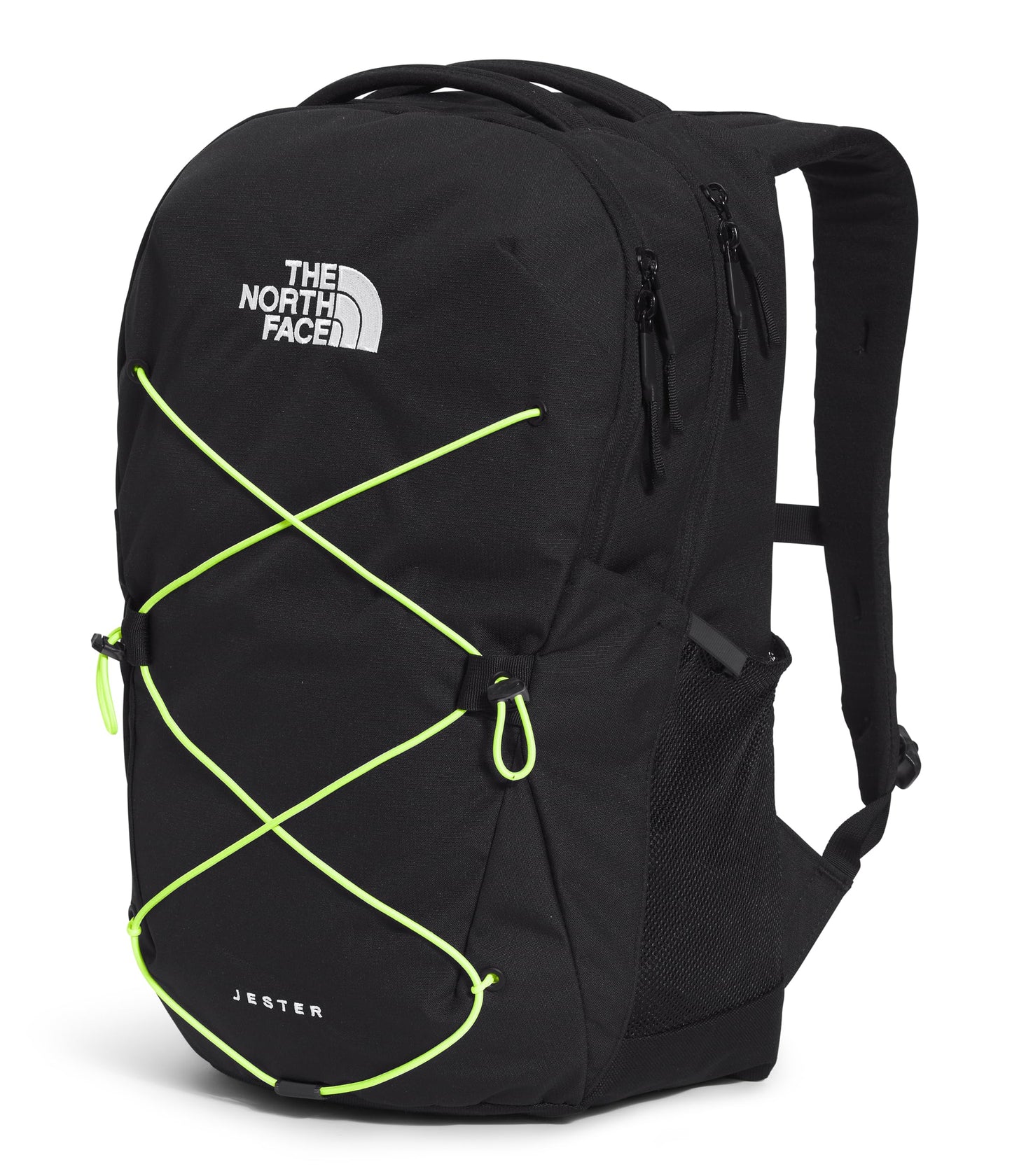 The North Face Jester Everyday Laptop Backpack - Commuter Daypack, Water Repellent, Laptop Sleeve, Lunar Blue/Fizz Lime, One Size