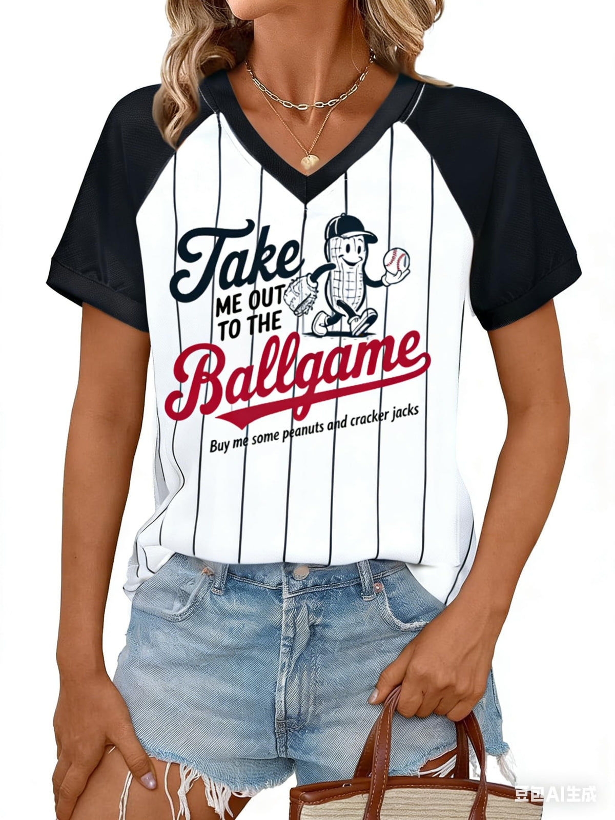Baseball Shirt Women Baseball Mom Shirts Baseball Game Day Top