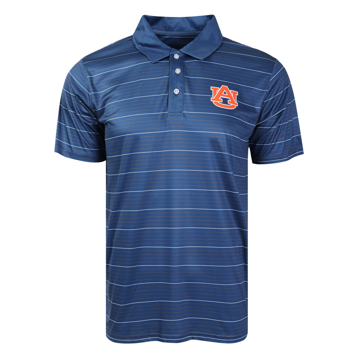 FOCO NCAA Mens NCAA College Team Logo Striped Polyester Polo Short Sleeve Shirt