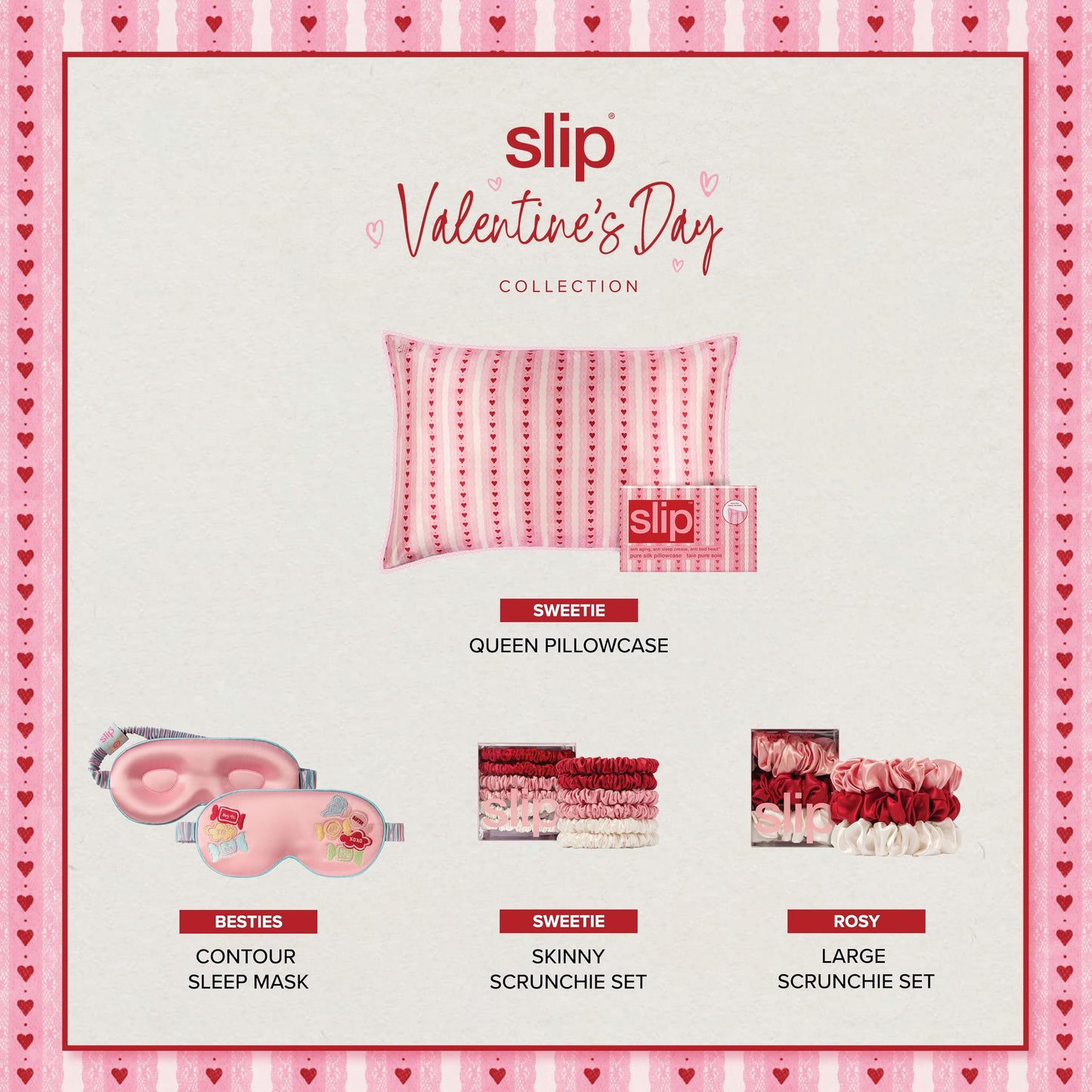 slip Pure Silk Contour Sleep Mask: Protect Your Delicate Lashes with Our Innovative, Lash-Friendly Design. Experience Uninterrupted Beauty Sleep with Slipsilk™ Comfort, 1 Contour Mask, Scarlet