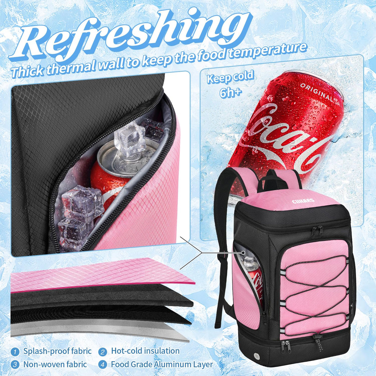 Soccer Backpack,Soccer Bag with Ball Holder and Shoe Compartment