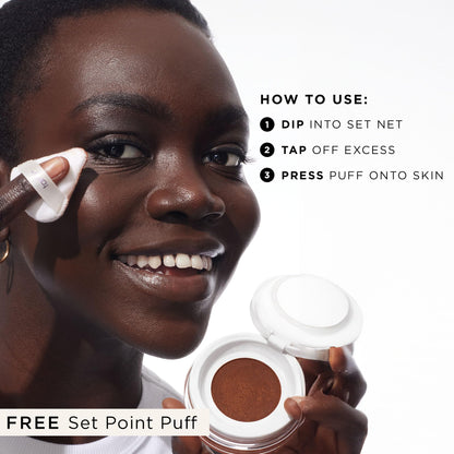 tarte creaseless setting powder – Loose Face Powder, Lightweight Oil-Absorbing Formula for Longwear Finish, Vegan & Cruelty Free