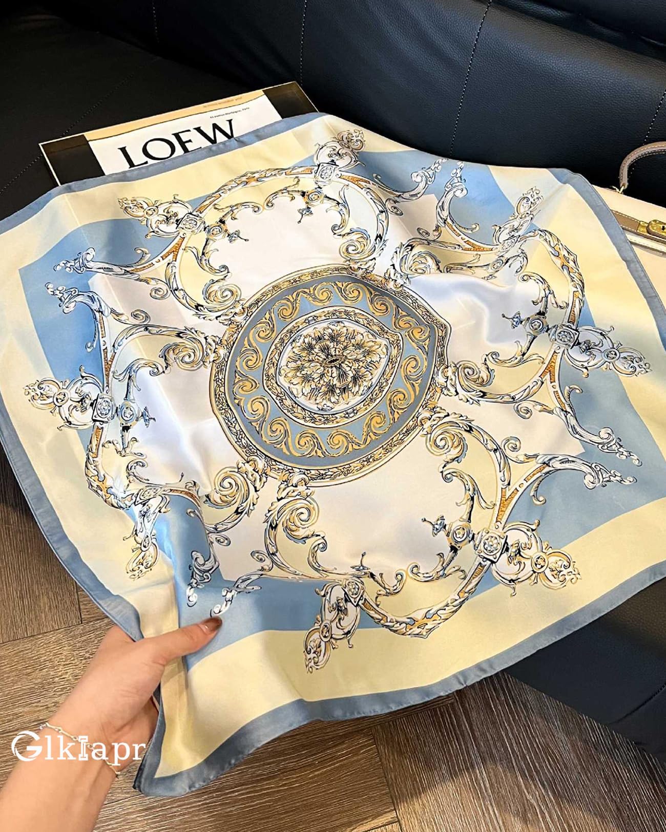 Satin Bandana Headscarf for Women Silky Hair Scarves for Fashion Lightweight