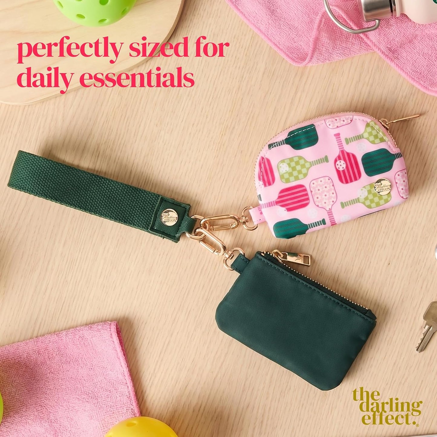 The Darling Effect Dynamic Duo Pouch Wristlet